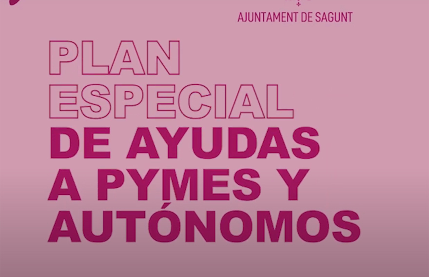 Mañana se abre el plazo de solicitud de las ayudas del Plan Especial de Ayudas a Pymes y Sector Autónomo de Sagunto