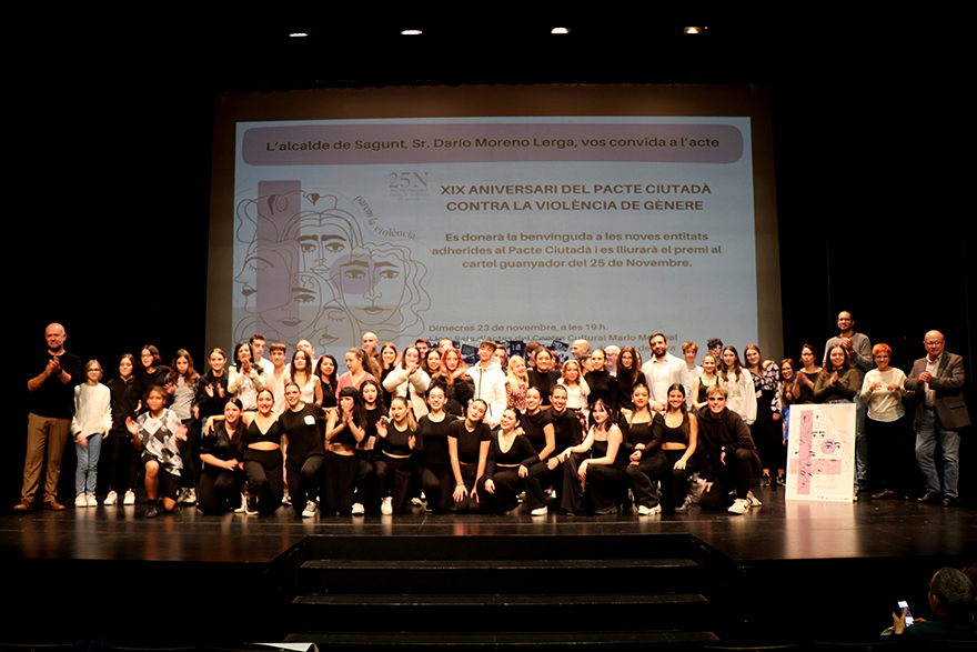 Sagunto celebra los 19 años de Pacto Ciudadano contra la Violencia de Género con actuaciones, performances y la adhesión de ocho nuevas entidades