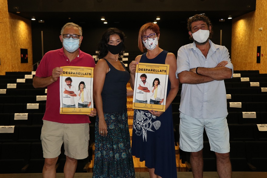 La compañía saguntina Acteonica Teatre estrena 'Desparellats' este sábado en el Centro Cultural Mario Monreal