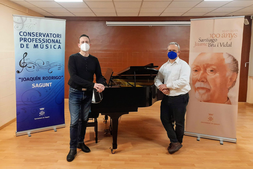 El Conservatorio Profesional de Música Joaquín Rodrigo realiza una ruta musical conmemorando a la figura de Bru i Vidal