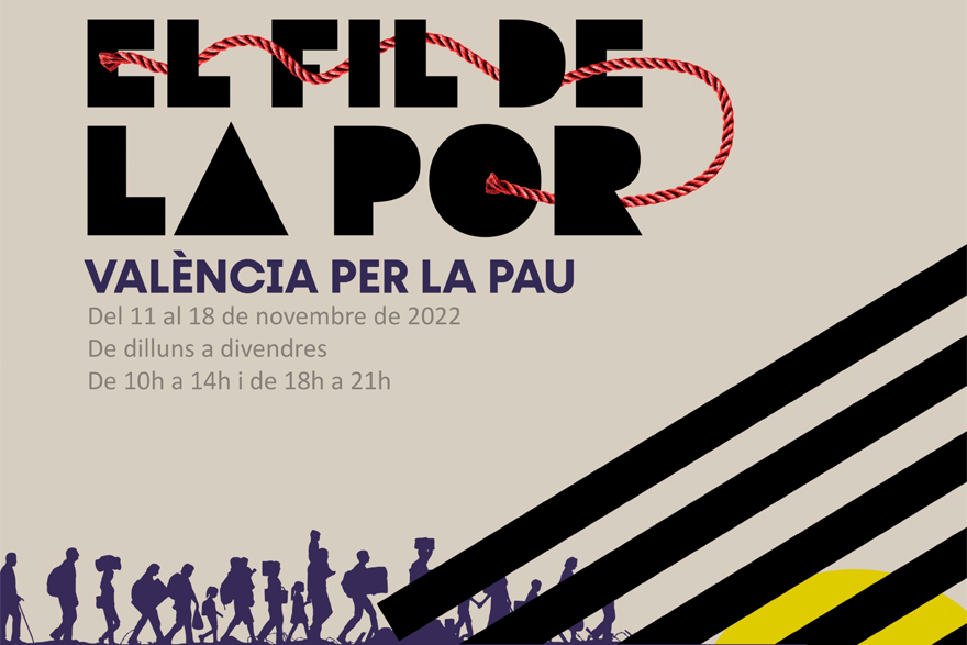 Esta tarde se inaugura la exposición 'Tallem el fil, trenquem la por', aplazada el pasado viernes por motivos climatológicos