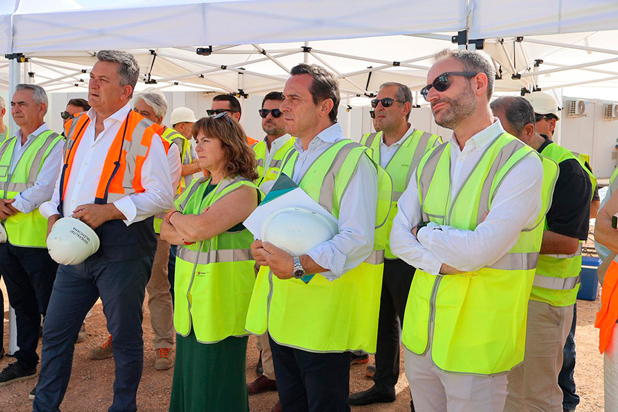 Avancen les obres de la nova depuradora de Sagunt