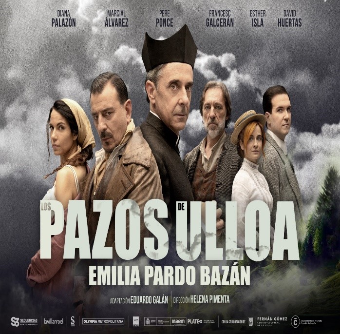 La obra de teatro Los Pazos de Ulloa se representará en la Casa Municipal de Cultura