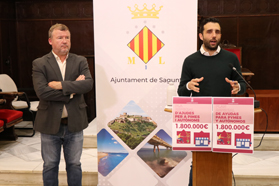 El Ayuntamiento de Sagunto destinará 1 800 000 euros a un Plan de Ayudas a Pymes y Autónomos