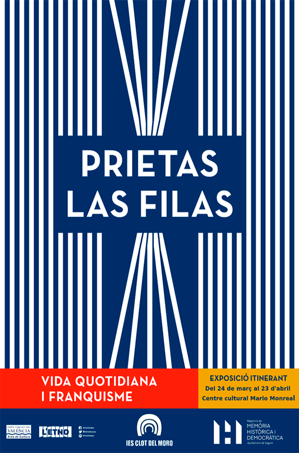 La exposición 'Prietas las filas. Vida cotidiana y franquismo' podrá visitarse desde el viernes en el Centro Cultural Mario Monreal