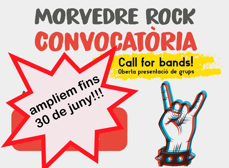 La delegación de Juventud amplía el plazo de presentación de grupos para participar en Morvedre Rock 21 hasta el 30 de junio