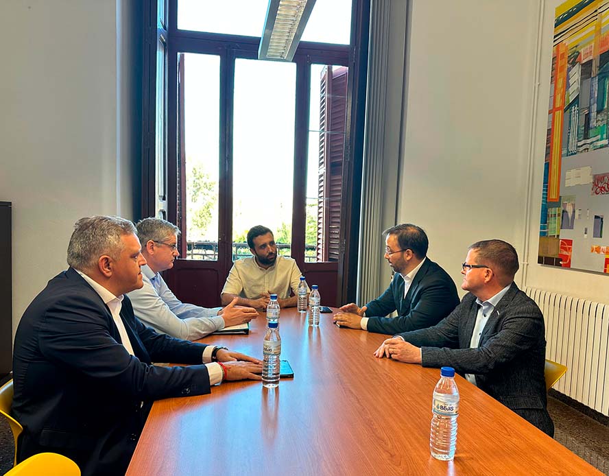 L'alcalde de Sagunt es reunix amb representants europeus de ThyssenKrupp