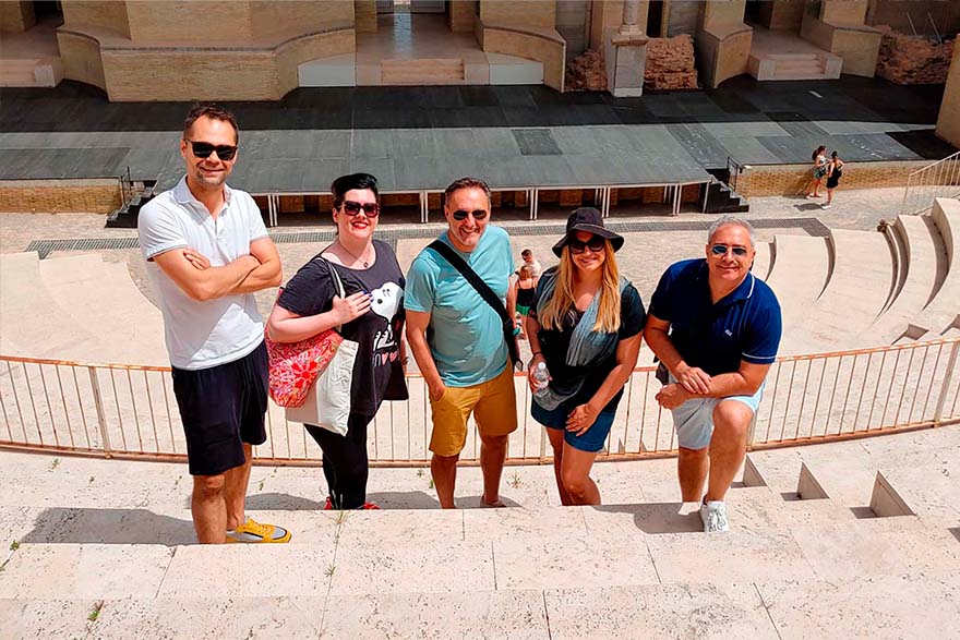 Sagunto recibe la visita de turoperadores serbios