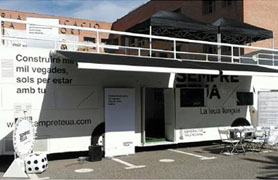 El Bus de la Llengua visitará Sagunto esta semana