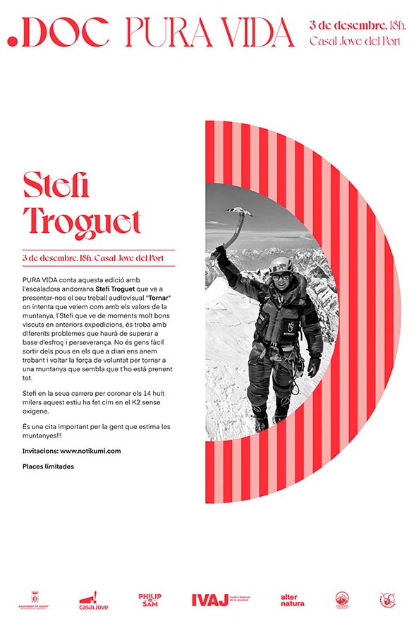 La alpinista Stefi Troguet trae al Casal Jove de Puerto de Sagunto su documental Tornar