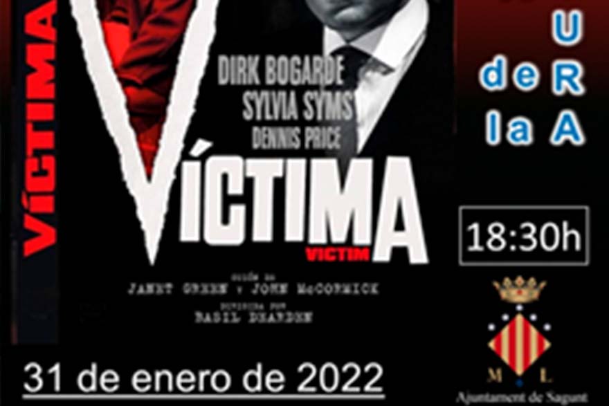 La película clásica ‘Víctima’, hoy en la Casa Municipal de Cultura