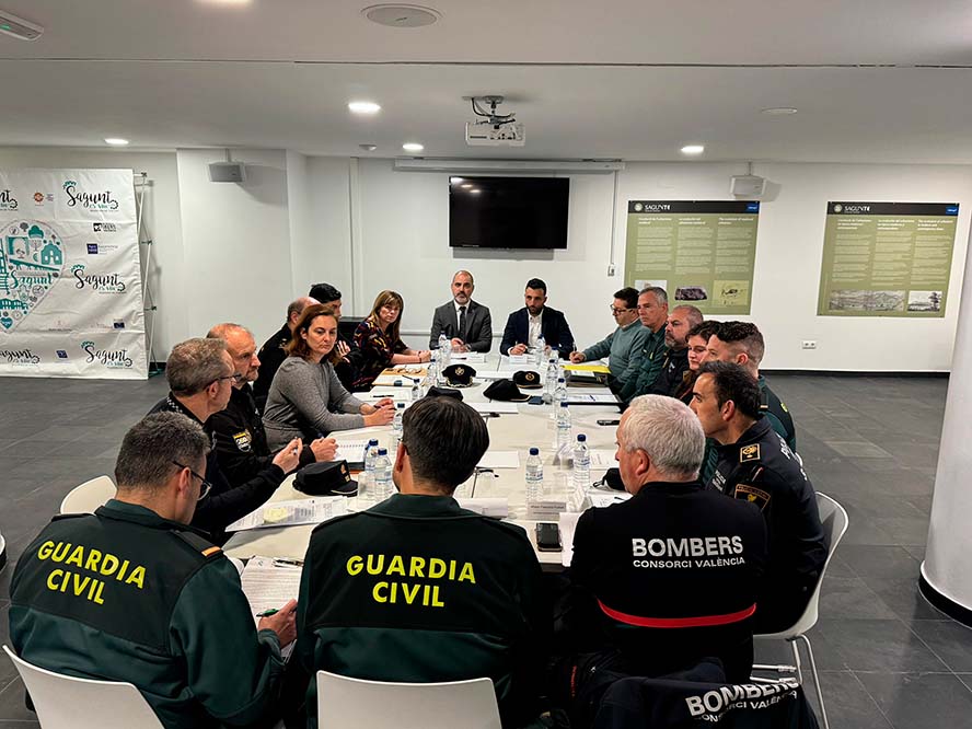 Sagunto prepara un dispositivo especial de seguridad para las Fallas 2024