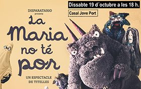 El Casal Jove acoge el cuentacuentos ‘La Maria no té por’ este sábado