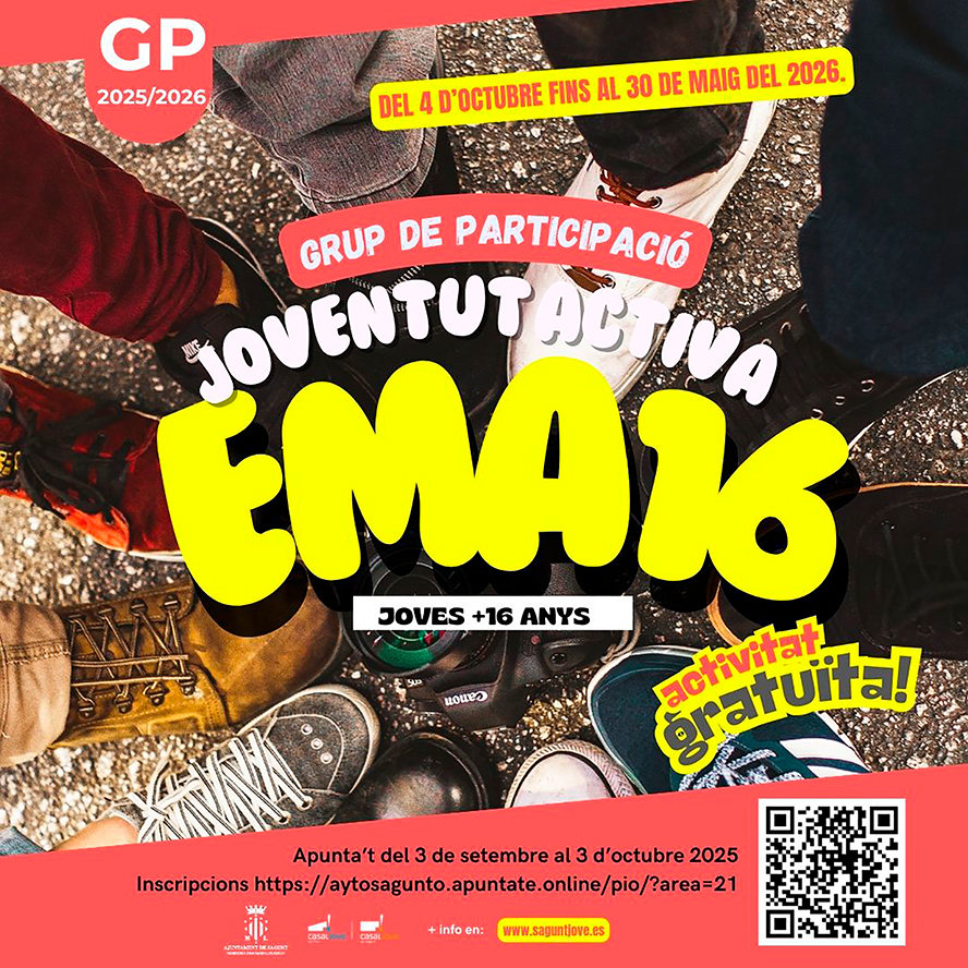 El 3 de setembre s'obri el termini d'inscripció per a les escoles jóvens per a la ciutadania