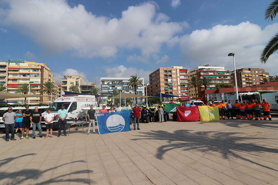 Sagunto presenta el dispositivo de playas para el verano de 2023