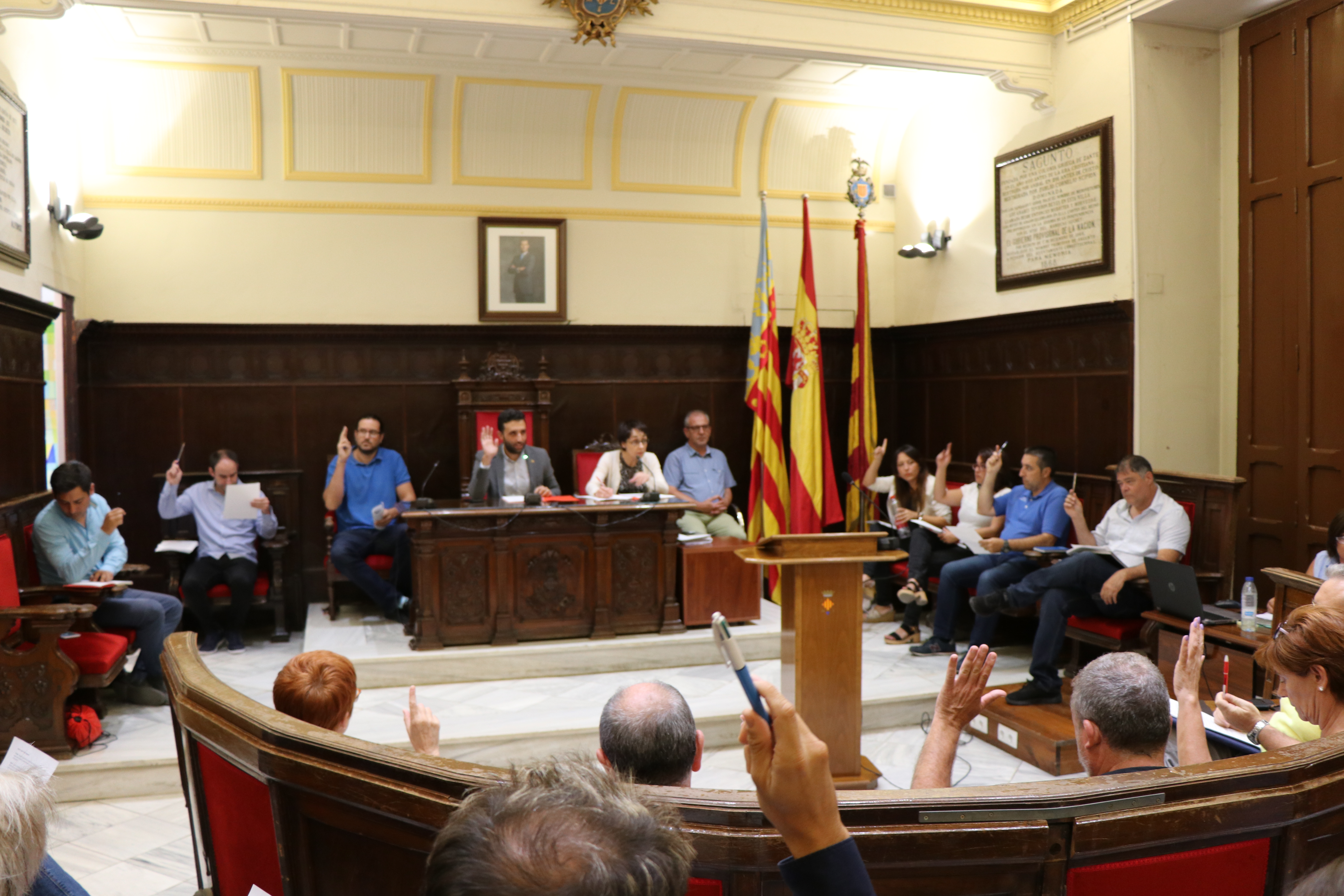 El Pleno aprueba por unanimidad la declaración institucional en defensa de las playas de Sagunto
