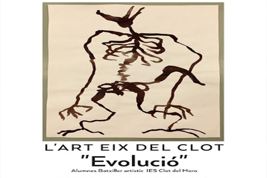 La exposición L’Art eix del Clot. Evolució desvela el talento de futuros artistas