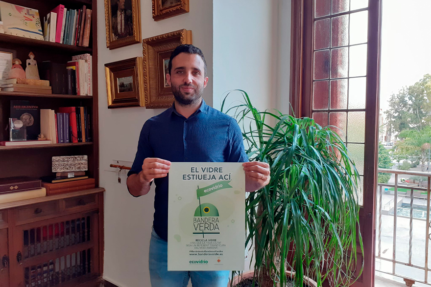 Arranca la campaña Bandera Verde de Ecovidrio en establecimientos hosteleros del municipio 