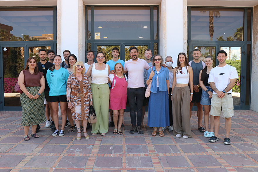 El departamento de Playas da la bienvenida al personal de los puntos accesibles