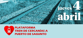 La ciudadanía reivindicará este jueves en la calle el tren de cercanías hasta Puerto de Sagunto