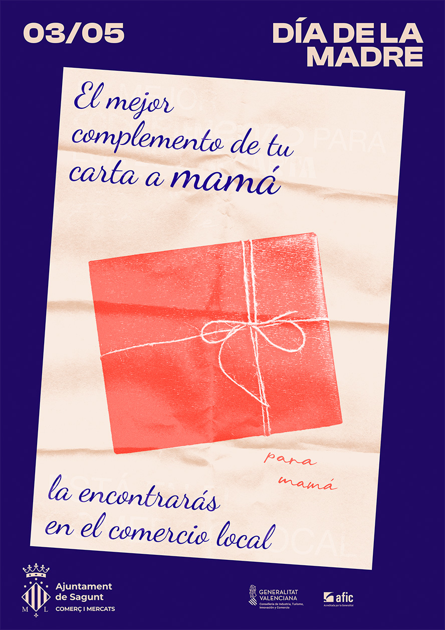 La Regidoria de Comerç i Mercats afavorix el consum local de Sagunt amb motiu del Dia de la Mare