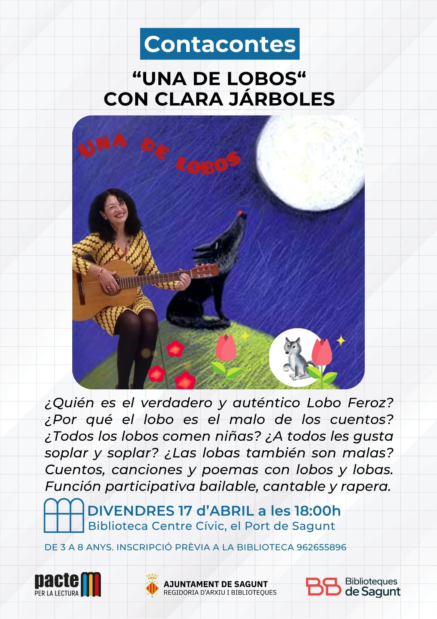 Contacontes 'Una de lobos' amb Clara Járboles
