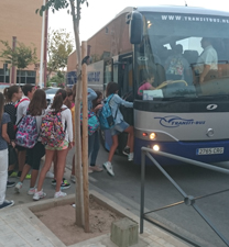 La Conselleria de Educación abre nuevas rutas de autobús escolar en Sagunto