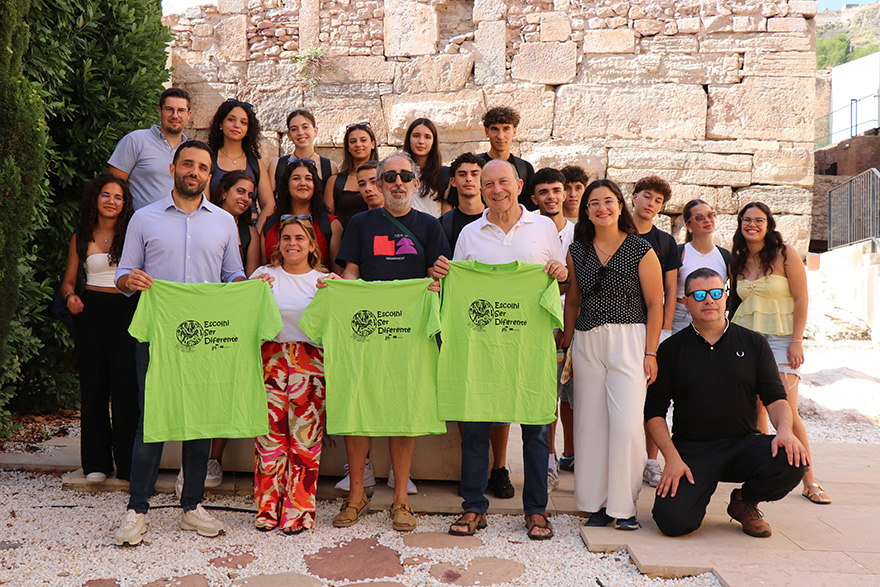 Sagunt rep un grup d'Erasmus arribat des de Portugal que treballarà en un projecte de simbologia grupal durant esta setmana