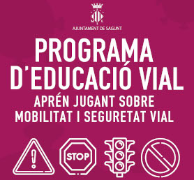 La Policía Local pone en marcha el programa online de educación vial para los jóvenes escolares de Sagunto