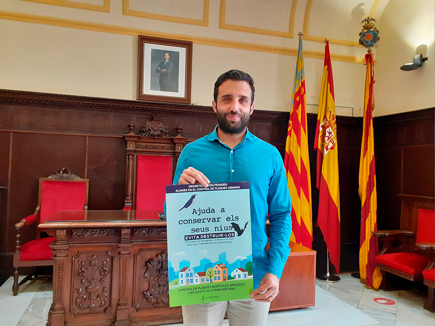 La concejalía de Medio Ambiente pone en marcha una campaña de concienciación para proteger los nidos de golondrinas y murciélagos