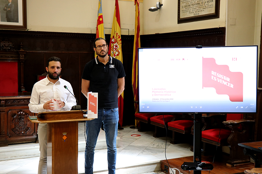 Sagunto programa entre el 1 de octubre y el 19 de noviembre sus primeras jornadas de Memoria Histórica y Democrática