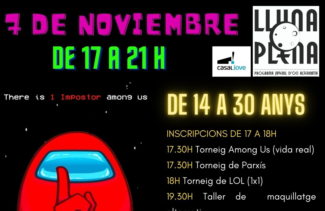 Regresa Lluna Plena con actividades y talleres para los más jóvenes en el Casal Jove