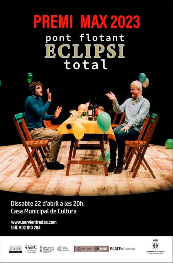 La obra galardonada por los Premios MAX a Mejor autoría teatral llega a Puerto de Sagunto este sábado