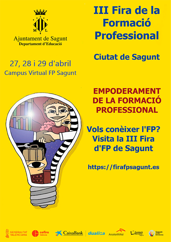 Sagunto cerrará la tercera edición de la Feria de Formación Profesional con una charla sobre perfiles laborales de futuro