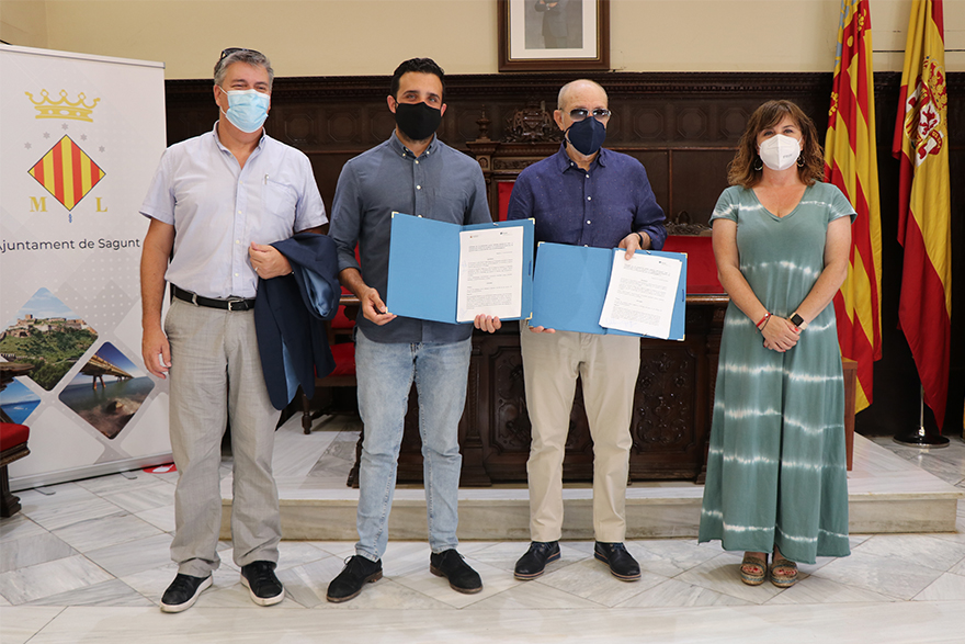 El Ayuntamiento de Sagunto y SECOT firman el convenio para la creación del Aula de Emprendimiento 