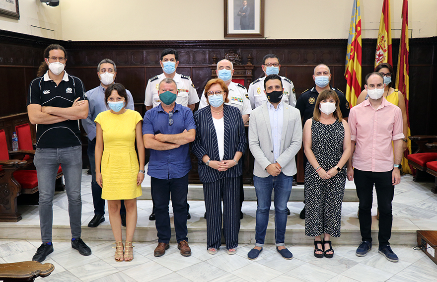 La delegada del Gobierno visita oficialmente el Ayuntamiento de Sagunto para repasar proyectos pendientes para la ciudad