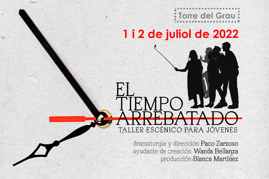 La obra teatral 'El Tiempo arrebatado' se interpretará durante este fin de semana en el Grau Vell de Sagunto 