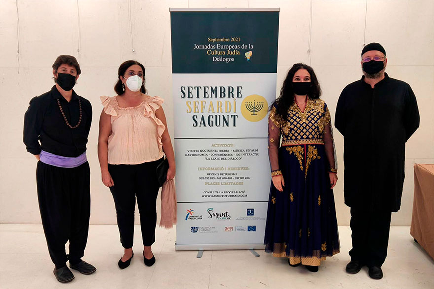 La artista Mara Aranda dio un concierto el sábado dentro del I Setembre Sefardí