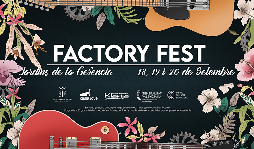 Los Jardines de la Gerencia acogerán el Factory Fest el próximo mes de septiembre