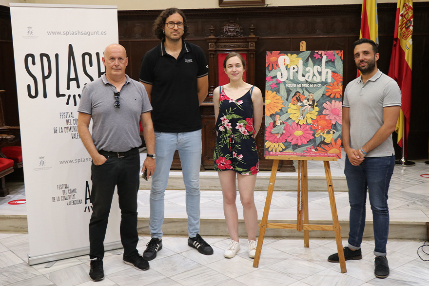 La aragonesa Laura Rubio ilustra el cartel de la 9ª edición del festival de cómic Splash
