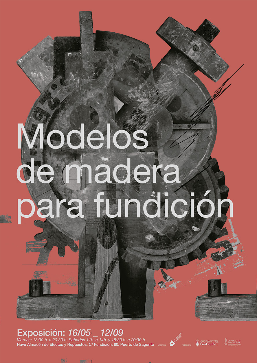 La exposición 'Modelos de madera para fundición' refleja la importancia que tuvo la siderurgia para Sagunto 