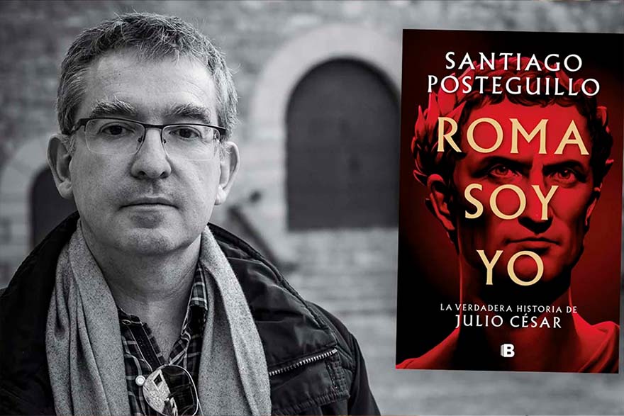 Las bibliotecas municipales de Sagunto colaboran en un encuentro virtual con Santiago Posteguillo este martes