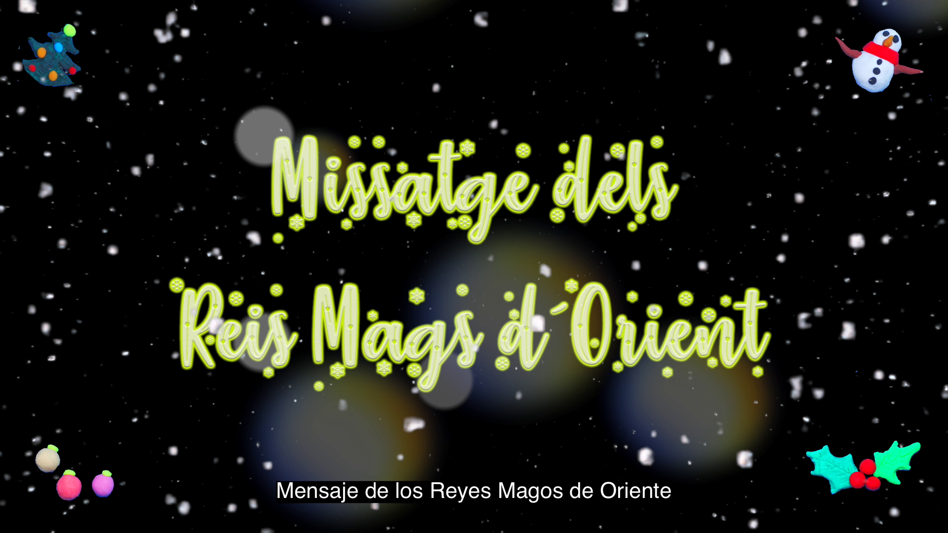 La Concejalía de Juventud e Infancia lanza un vídeo con un mensaje de los Reyes Magos