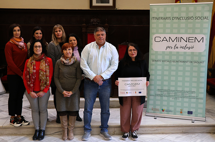 La Generalitat reconoce a Sagunto las buenas prácticas de los programas de itinerarios de inserción laboral 