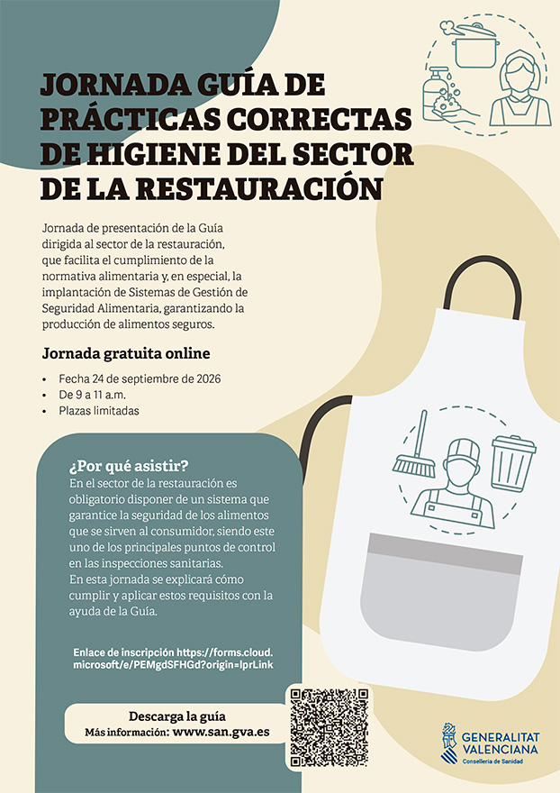 Jornada de presentación de la 'Guía de prácticas correctas de higiene del sector de la restauración'