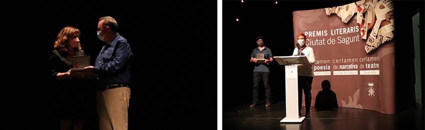 Entrega premios literarios