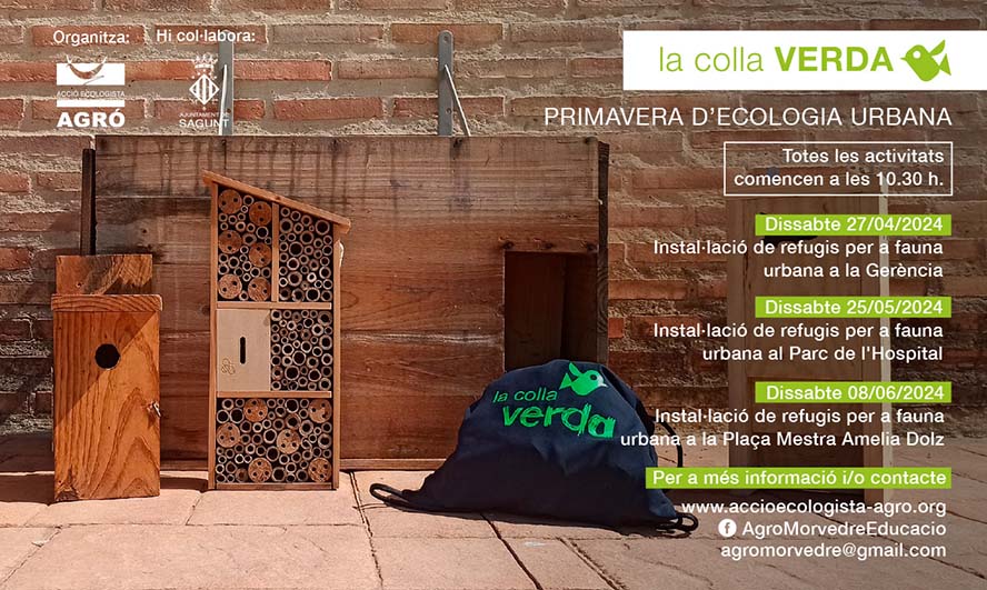 Primavera d’ecologia urbana amb la Colla Verda