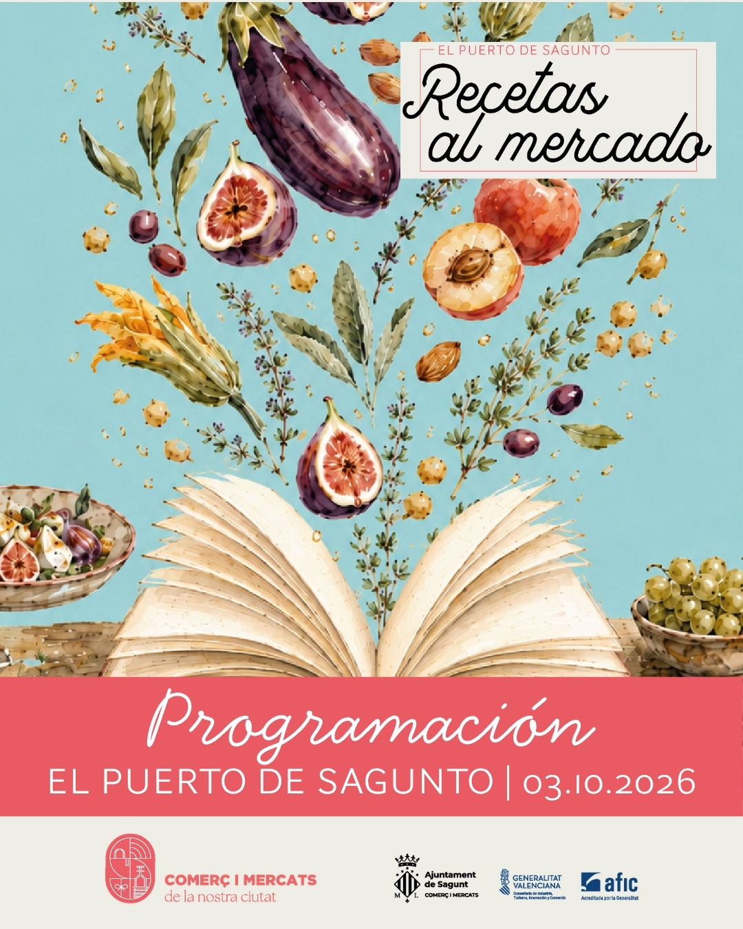 Recetas en el mercado - Puerto de Sagunto