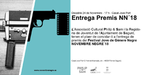 El sábado se celebra la gala de entrega de premios del Festival Novembre Negre 