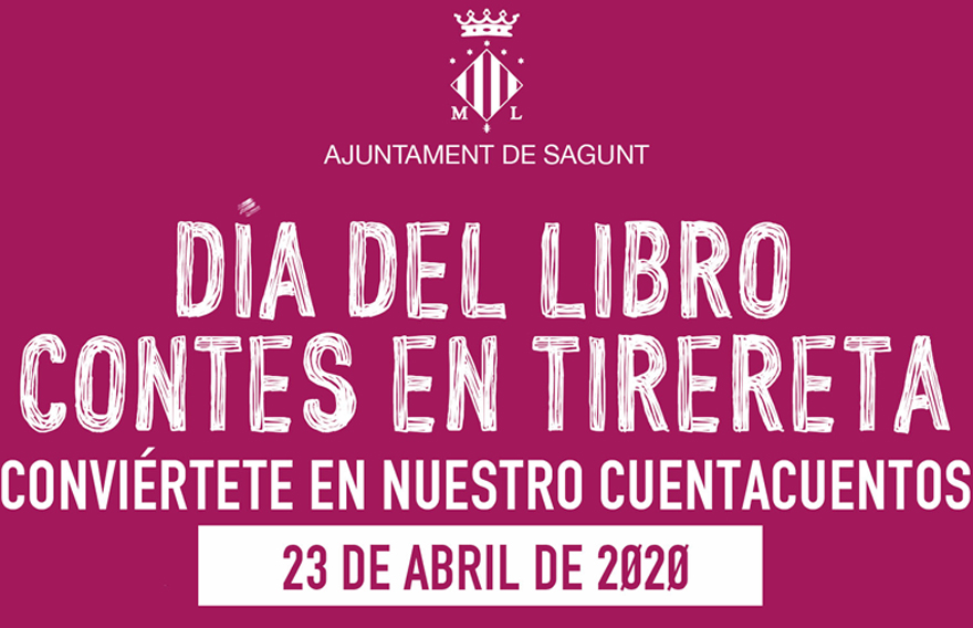 El Ayuntamiento de Sagunto celebra el Día del Libro con la iniciativa ‘Contes en tirereta’